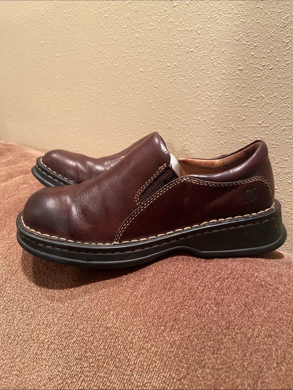 Born Women's Slip-On Loafers - Dark Brown